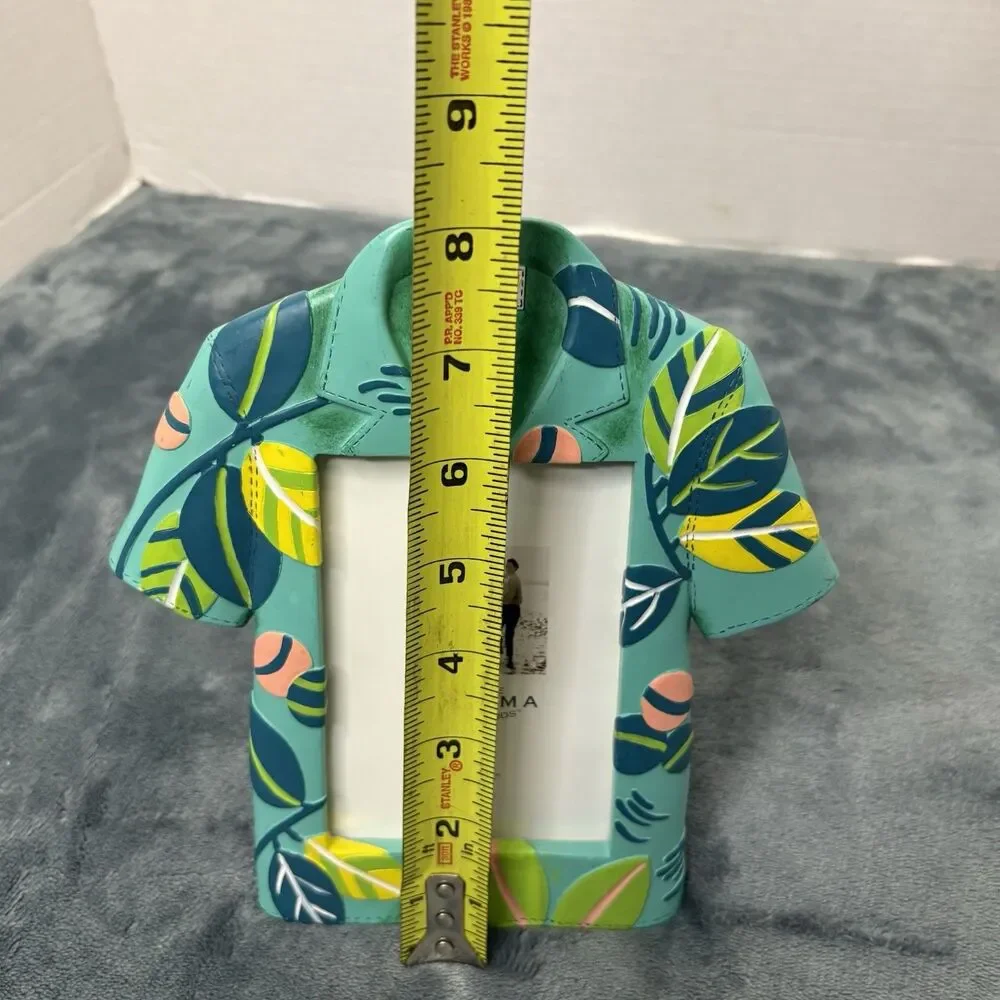 Sonoma Home Goods Hawaiian Aloha Shirt Picture Frame 3.5x5